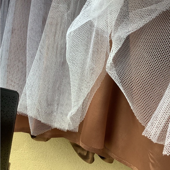 Eliza J brown taffeta party/wedding/prom dress - Picture 7 of 10